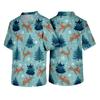 Men's Christmas Theme Caregiver Uniform, Holiday Scrub Top for Nurses and Workers