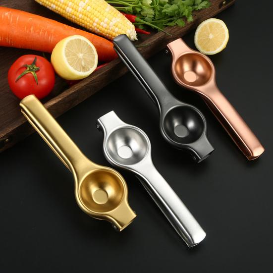 Stainless Steel Lemon Squeezer Heavy Duty Manual Citrus Press for Lime Orange