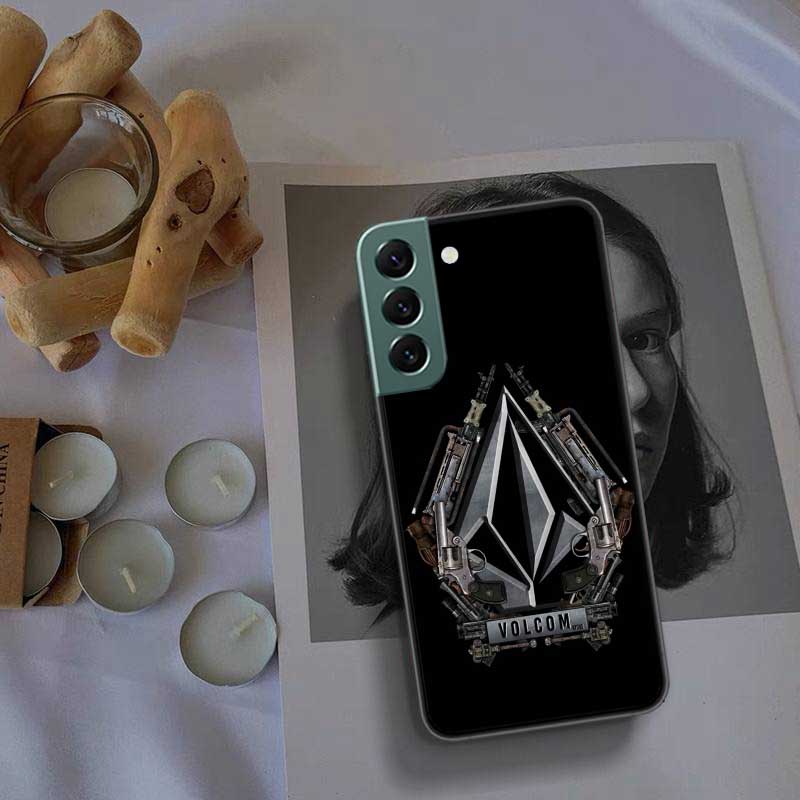 Volcom Logo Phone For Samsung S25 Edge Galaxy S22 Ultra S21 S10 S9 Plus S20 S23 S24 FE Case S10E Cover Silicone Soft Coque Funda