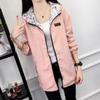 Women Waterproof Windbreaker Boutique Hooded Jacket Soft and Comfortable Top Casual Coat Spring Long