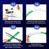 USB Rechargeable LED Fiber Optic Collar for Pets Luminous Anti-Lost Dog Accessory Outdoor Light Collar