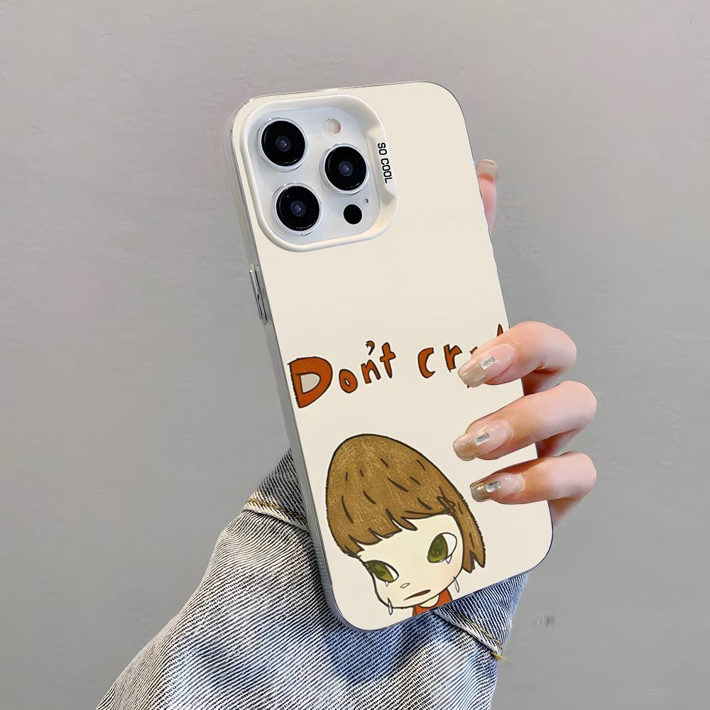 

Y-Yoshitomos Nara Phone Case For IPhone 17 Pro Max 15 Pro 16 14 Plus 12 13 Mini 11 Pro Shockproof Colorful Cover iPhone 16 Pro Max