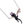 Delivery Kikis Service Naughty Black Cat Broom Necklace For Anime Gift Fans