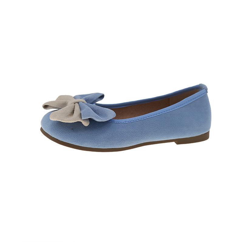 35-43 Large size women's shoes bow shallow mouth single shoes 2025 new spring and summer fairy style with skirt Doudou shoes