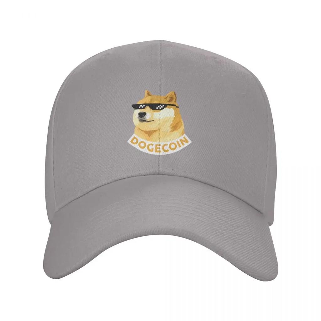 DOGECOIN Baseballkappe individuelle Kappen Strandtasche Designerhut Junge Damen
