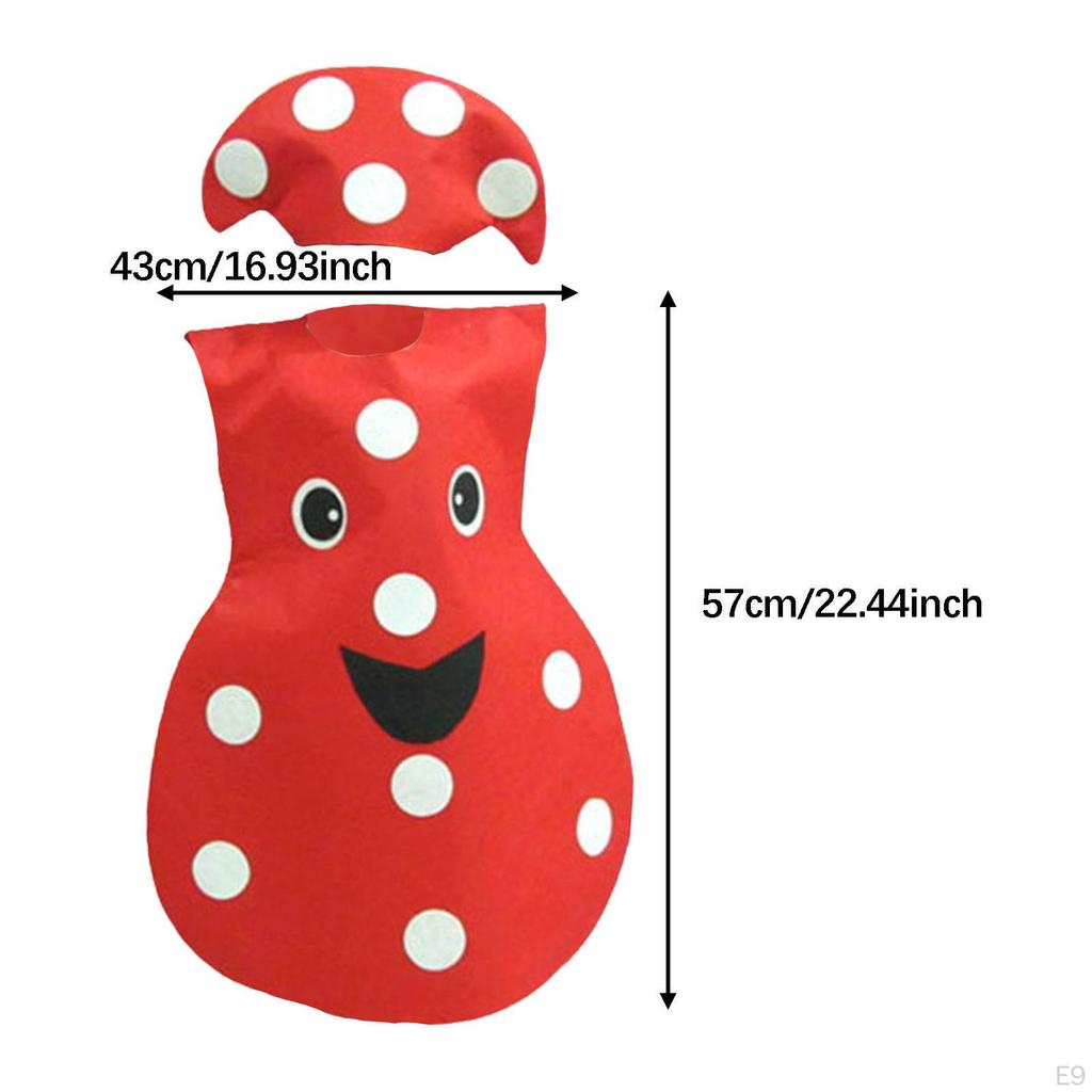 Meyve Kostümü Sevimli Karnaval Cadılar Bayramı Rol Oyunu için Fantezi Elbise Erkek Kız