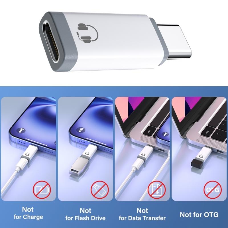 Type  C To Connector  Sound  Adapter In Line Control Sound  Adapter Portable Sound  Adapter Charging Adapter for Phone