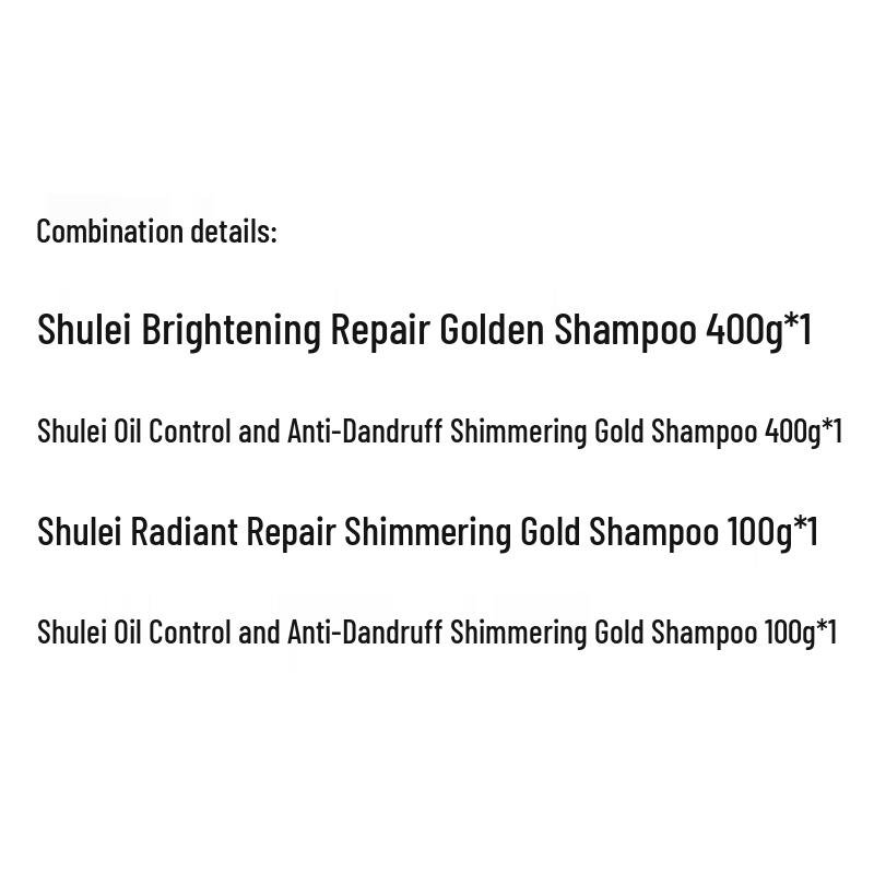 Sulele Radiant Gold Zhang Ruoyun Anti-Dandruff Shampoo Gift Set