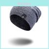 Ultra-soft Women Men Unisex Camping Hat Winter Beanie Baggy Warm Wool Ski Cap Fleece Line