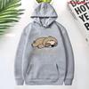 Sloth Hoodies Women Sweatshirts Plus Size Men Casual Long Sleeve Clothing Cute Warm Pullover