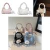 Canvas Shoulder Bag For Women With Chain Detail Perfect For Daily Casual Use