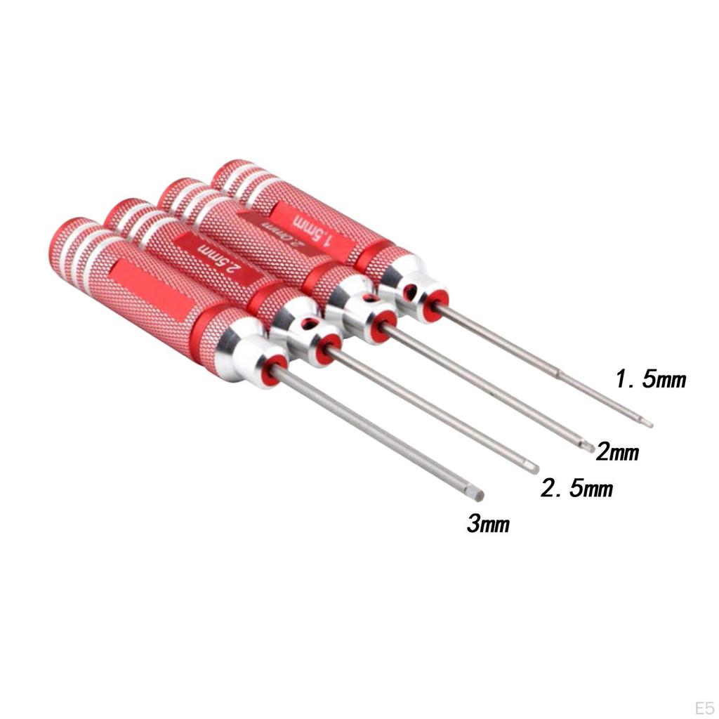 4 Pieces Hex Screw Driver Set Hexagon Screwdriver Socket for RC Drone