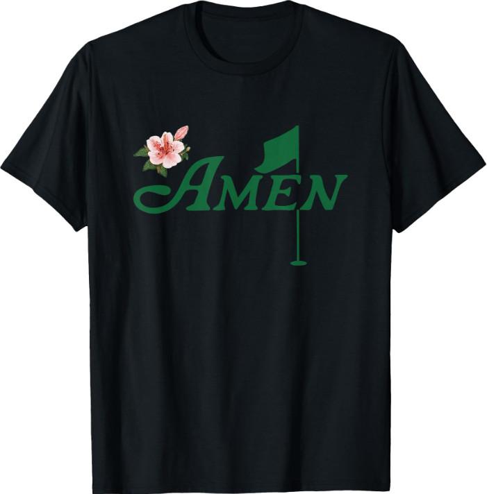 Amen Golf Love Golf Flower Floral Azalea Augusta Georgia T-Shirt S разноцветный