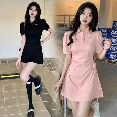 Women's Casual Dress Short Sleeve Summer Sports Midi Dress for Women Polo Golf Tennis Dresses
