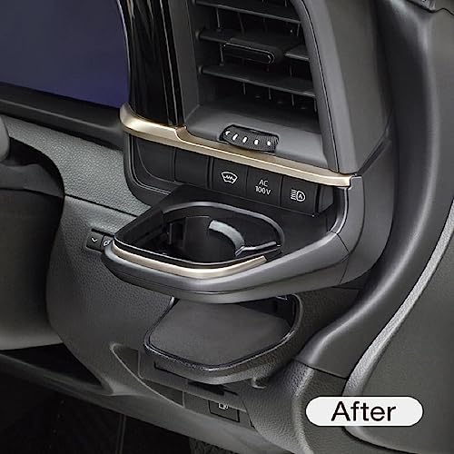 Tsuchiya Yac (Tsuchiya Yac) Car Model Specification Toyota Crown Exclusive Air Conditioner Drink Holder for Driver Seat Black SY-CR1