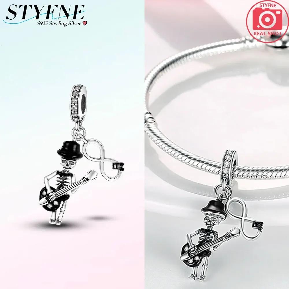 Copperhappy Halloween Series Dark Ghost Horror Skull Baby Charm Fit Original Women'S Bracelet Diy Gift