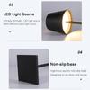 Desk LED Lamp Bar Restaurant Ambiance Wireless Table Lamps Study Office Light Waterproof Touch Lamp with USB Charging Night Ligh