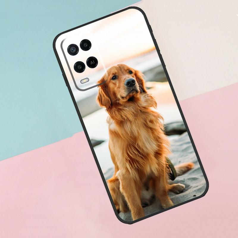 Golden Retriever Dog For Oppo A74 A94 A54 A80 A78 A98 A40 A60 A18 A38 A58 A15 A17 A77 A57S A16 A76 A96 Phone Case