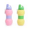 Foldable Pineapple Sport Bottle Fruit Shape Collapsible Water Bottles  Children