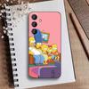 The S-Simpsons Cartoon Phone Case For Samsung Galaxy A73,A72,A71,A70,A52,A51 Others Soft Black Cover