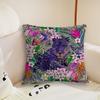 Fashion animal leopard cushion cover Pillow Case Plush Fabric Soft Double Sided Print Sofa Cushion Cover Throw Pillow Covers