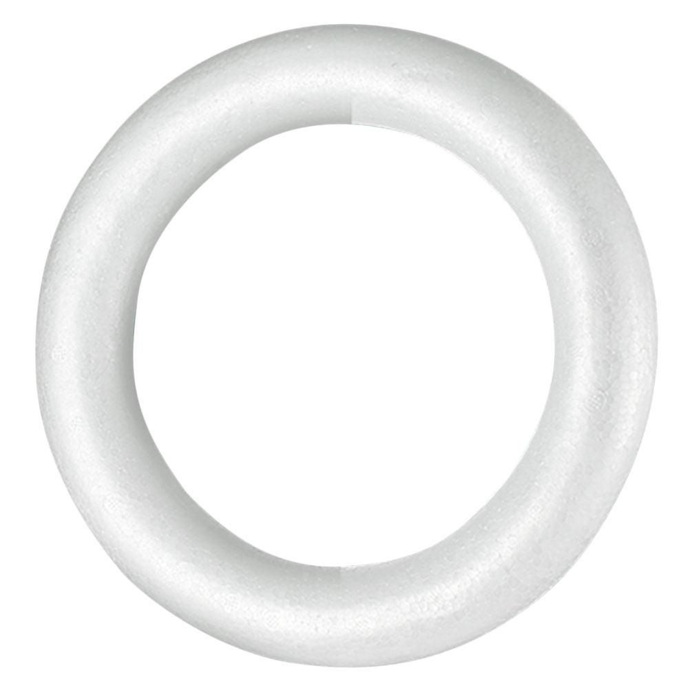 Foam Craft Circle For Diy Crafts Unpainted Lightweight Craft Foam Rings Christmas Party Decoration Supplies