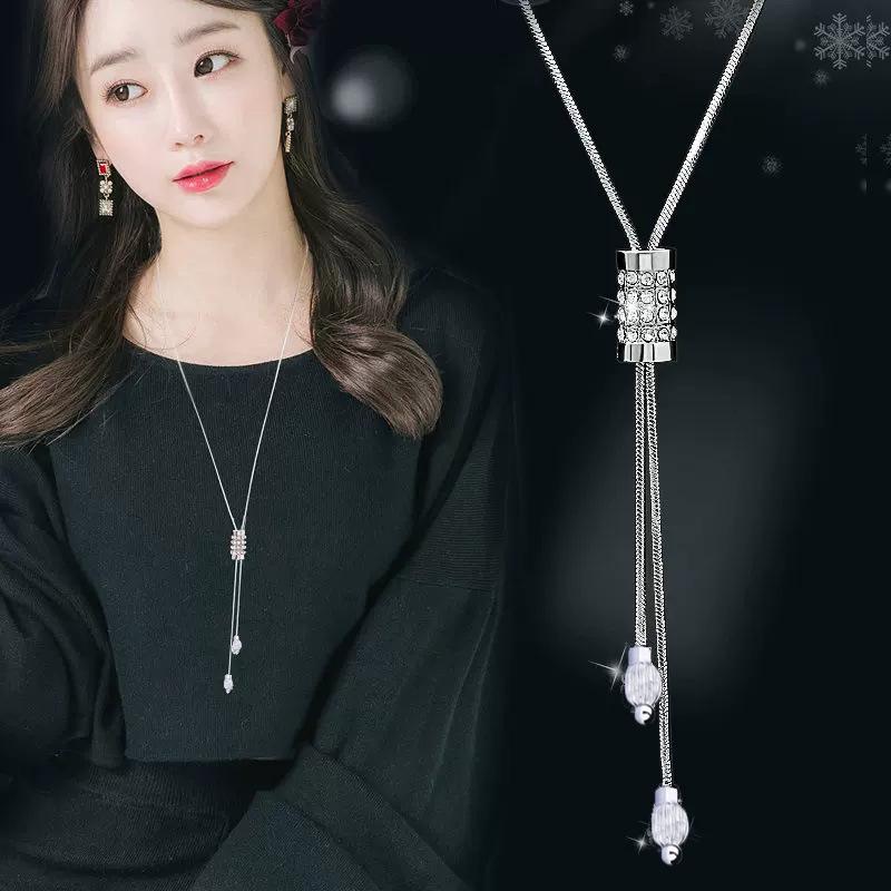 Fashion Sweater Chains, Adjustable Pendant Necklaces, Clothing Accessories