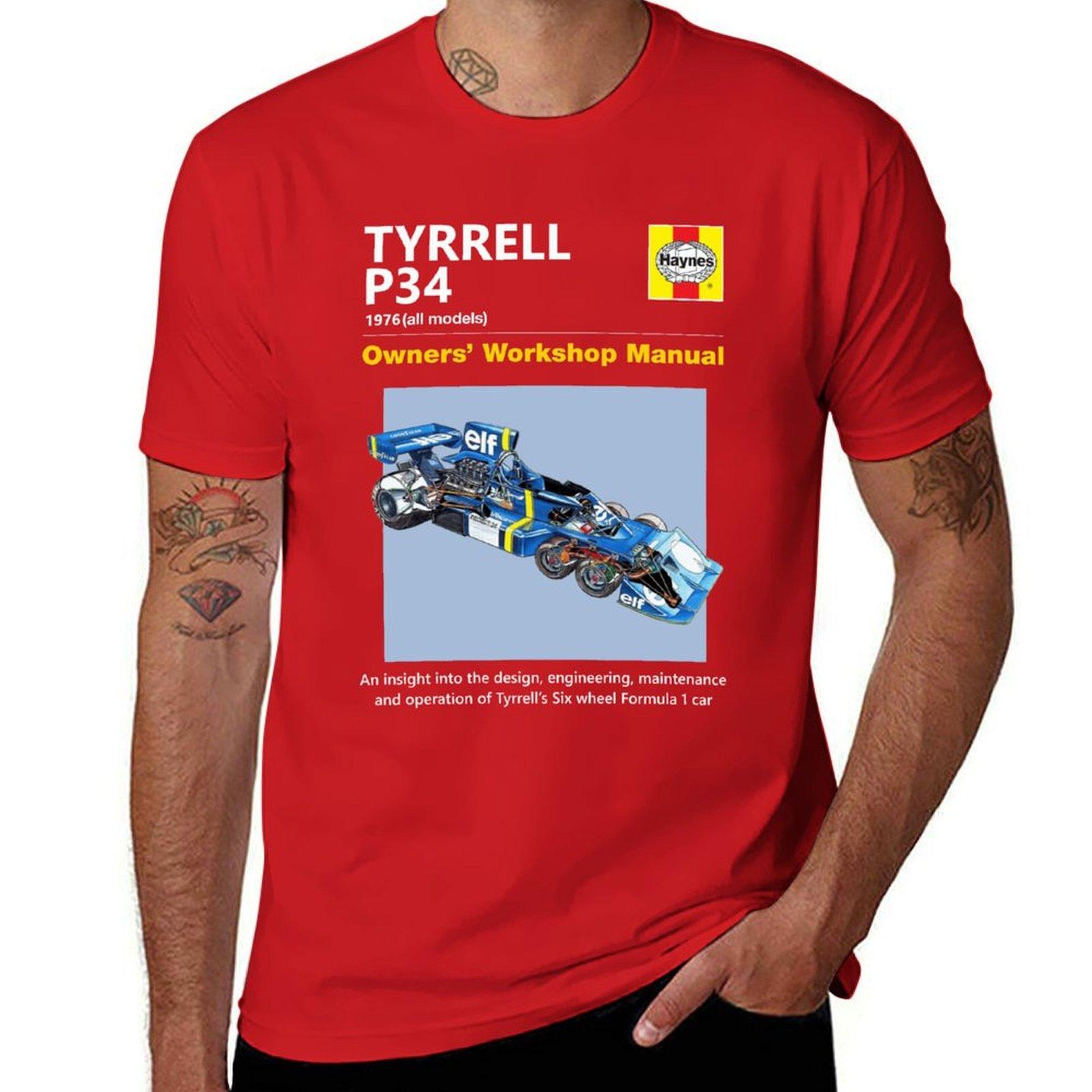 

Tyrrell P34 T-Shirt graphic tee shirt graphics heavyweight t shirts for men S