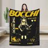 Bocchi the Rock! Hitori Gotou Blankets Anime Flannel Vintage Warm Throw Blankets for Bed Sofa Summer