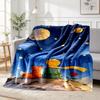 The Little Prince Pattern Blanket for Home Decoration, Bed, Sofa, Car Travel, Camping, Suitable for All Seasons, Birthday Christmas Gift