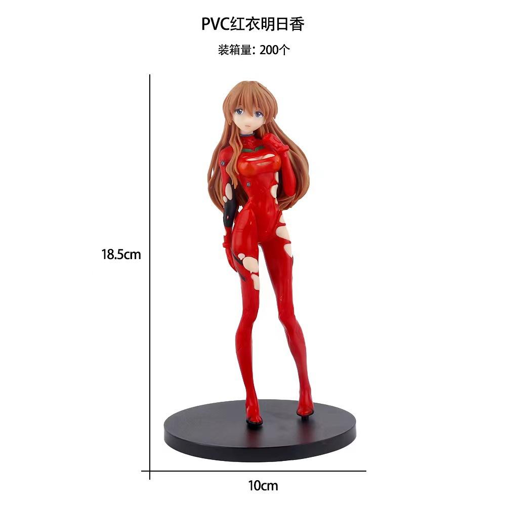 18CM Anime EVA Ayanami Rei Asuka Kawaii Figure PVC Collectiable Model Toys Doll Ornaments Gifts