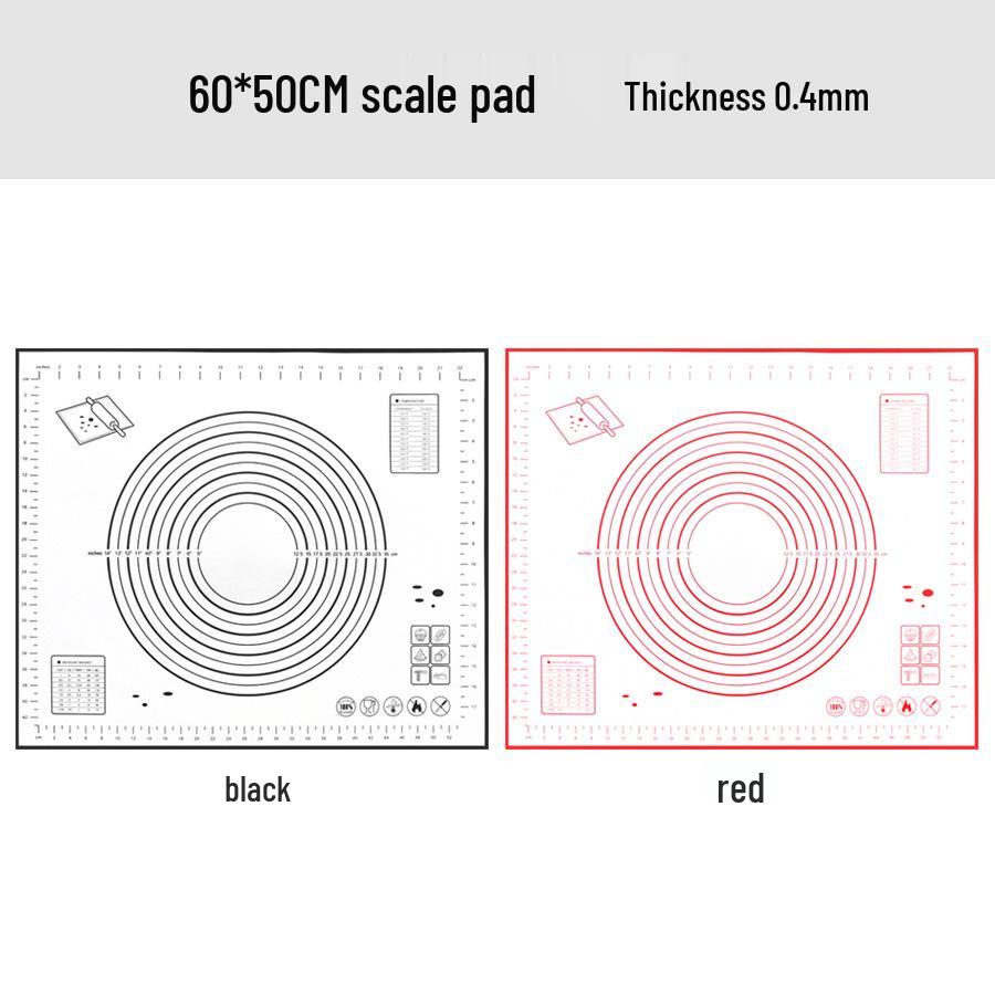 Silicone Baking & Kneading Mat - Heat-Resistant, Food-Grade, Large Cutting Board for Pizza & Macarons