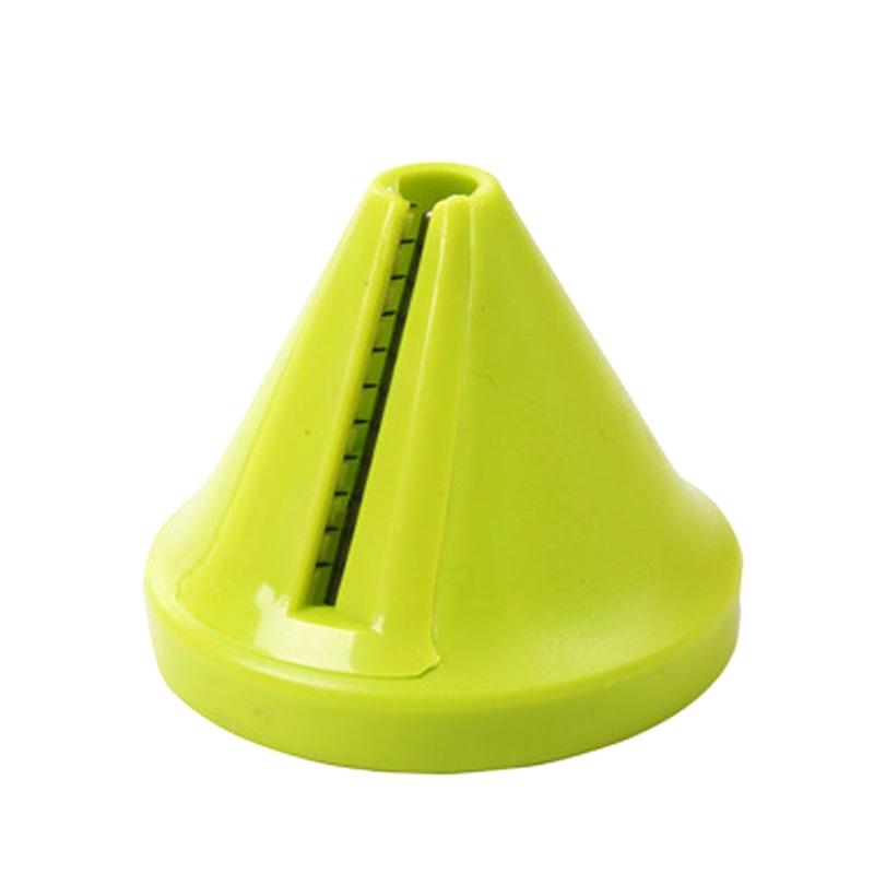 

Кухонная вращающаяся измельчительспиральная овощечистка ручная овощерезка терка для фруктов картофеля редиса кухонные гаджеты кухонные принадлежности зелёный