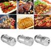 Stainless Steel Spices Shaker Seasoning Cans Rotate Camping Barbecue Jars Spices Storage Box Salt Sugar Pepper Storage Bottle