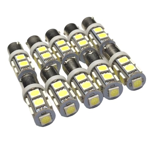

Выбор 12/24 В LED BA9S 9-рядный, набор из 10 штук, белый, красный, синий, оранжевый, зеленый, розовый (белый для 24В)