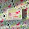 Cute Cartoon Smoothie Girl Printed Tin Box Desktop Organizer Korean KPOP 3-inch Card Holder INS Sticker Hair Clip Collection Box