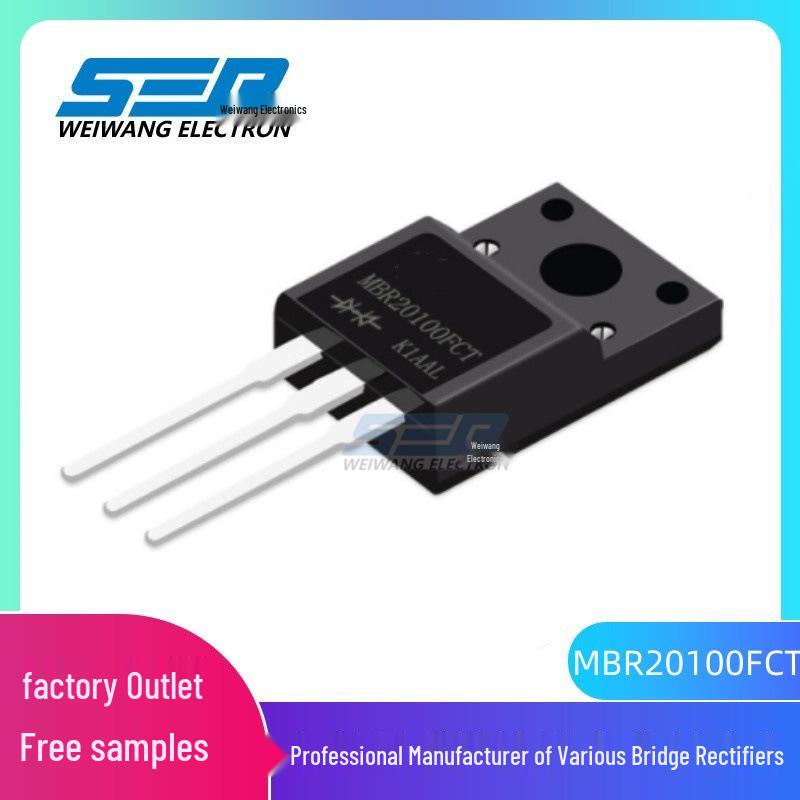 SEP Brand MBR20100FCT TO-220F Schottky Diode 20A/1000V