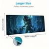 Alien Large Size Mouse Pad Large Gaming Table Cushion Nonslip Laptop Tablet Big Mousepad Xxl Mat Mini Pc Playmat With Lock Edge