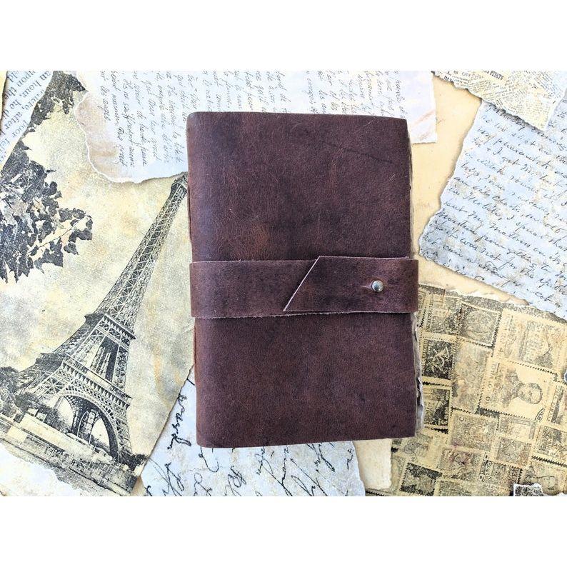 Leather Journal Brown Journal &  Beautiful Less Lock Travel Dairy Leather Dairy Notebook Gift