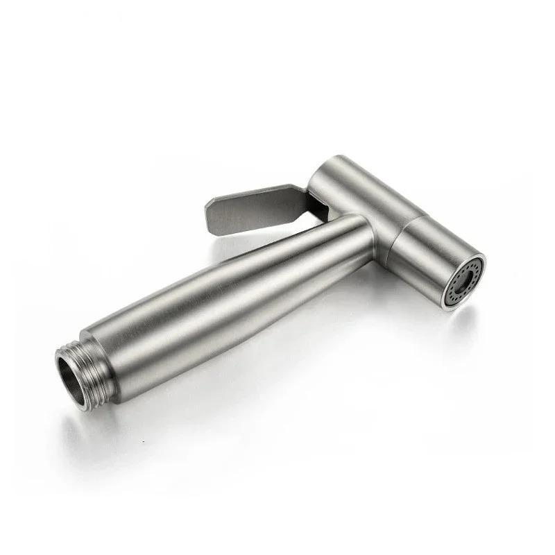 Toilettensprühpistole, Edelstahl, Hand-Bidet-Wasserhahn für Badezimmer, Handsprüher, Duschkopf, selbstreinigende Badezimmer-Armatur