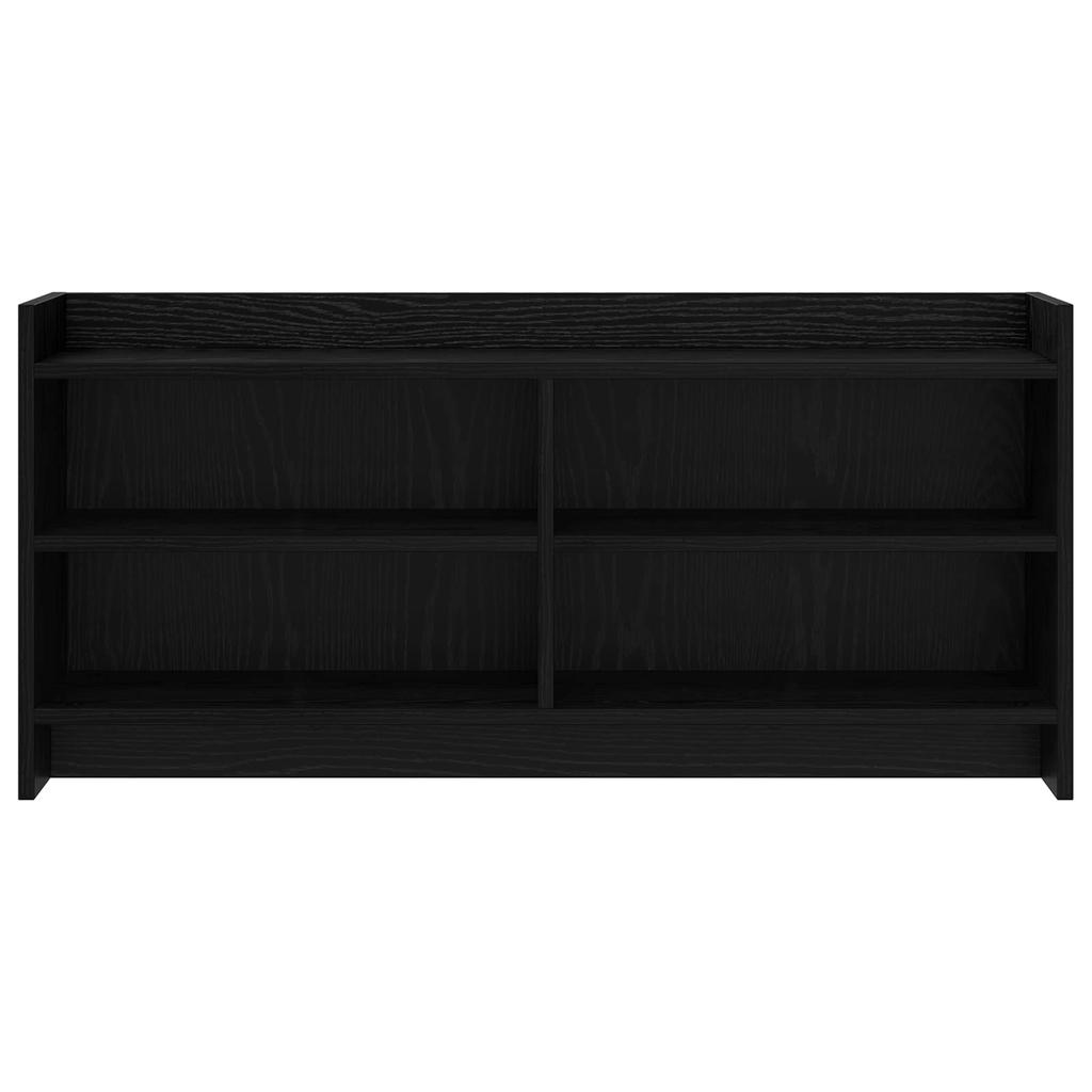 TV Stand 100 x 33 x 47 cm Black Oak Wood Based Material