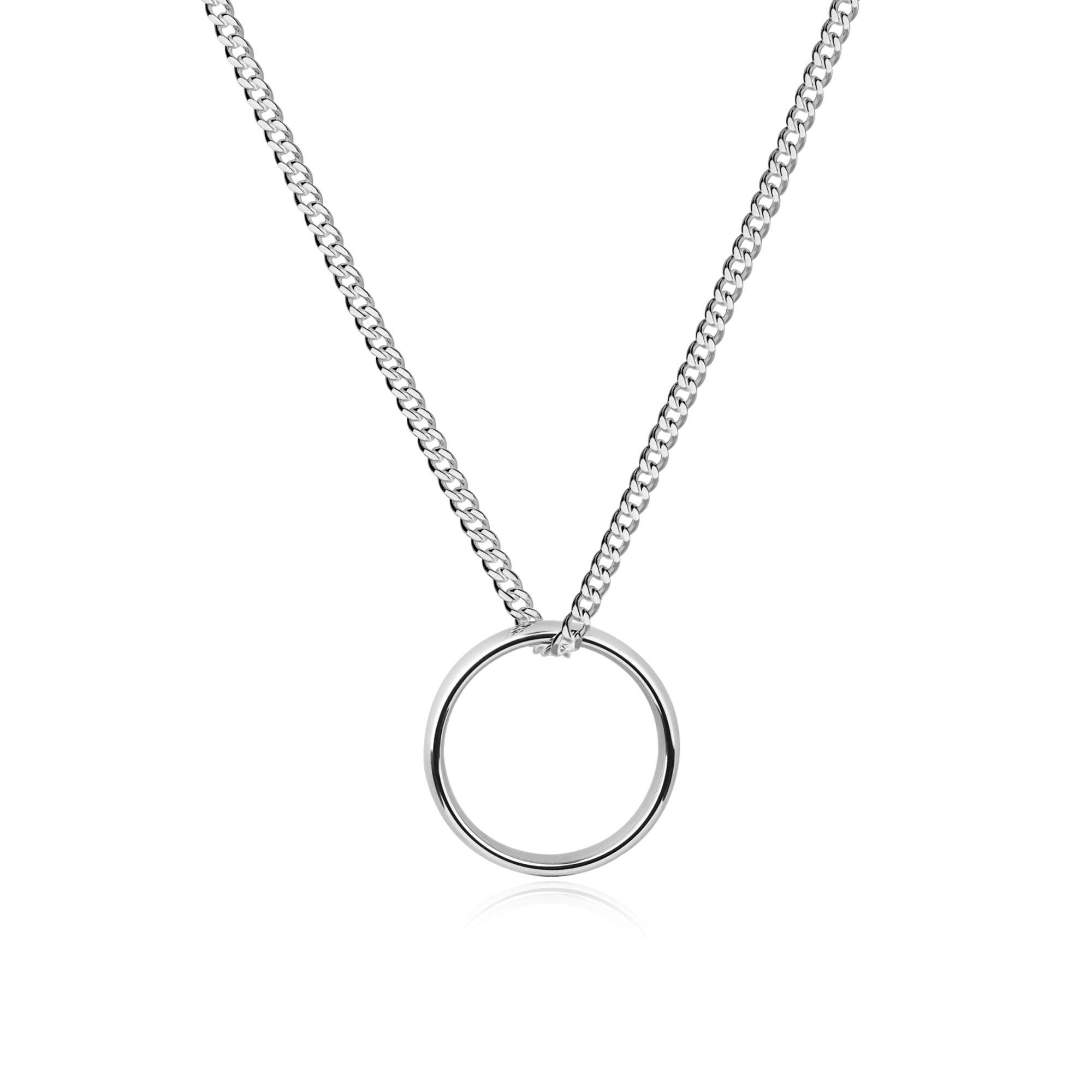 

Ring Tungsten Necklace [GAVU] Men s серебряный