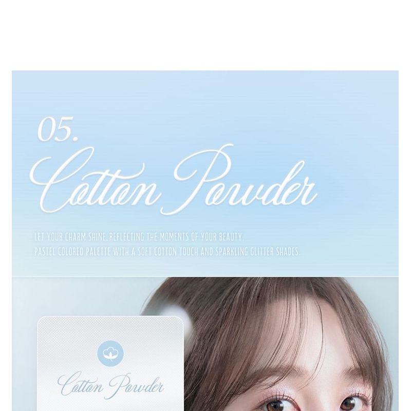 DASIQUE Mood Shadow Palette Cotton Powder Collection