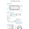 DC12V Blind Detection System Lane Changing Warning Reversing Sensor Driving Assistance Sensor Blind Monitoring