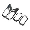 Carbon Fiber Style Inner Door Handle Decoration Cover Trim Replacement for Ford Bronco 2021 Up