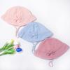 Cute Bowknot Baby Fisherman Hat Adjustable Bucket Cap New Princess Hat  Spring Summer