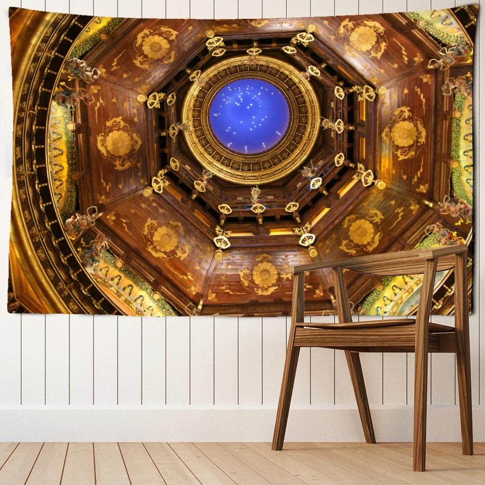European Faith Christianity Classical God Jesus Christ Tapestry Wall Hanging Blanket Home Decoration Christian Products