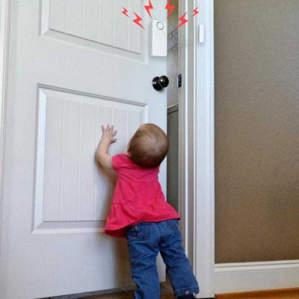 Convenient Door Window Sensor Alarm Fashionable Magnetic Burglar Alarm Door Opening Sensor Bedroom