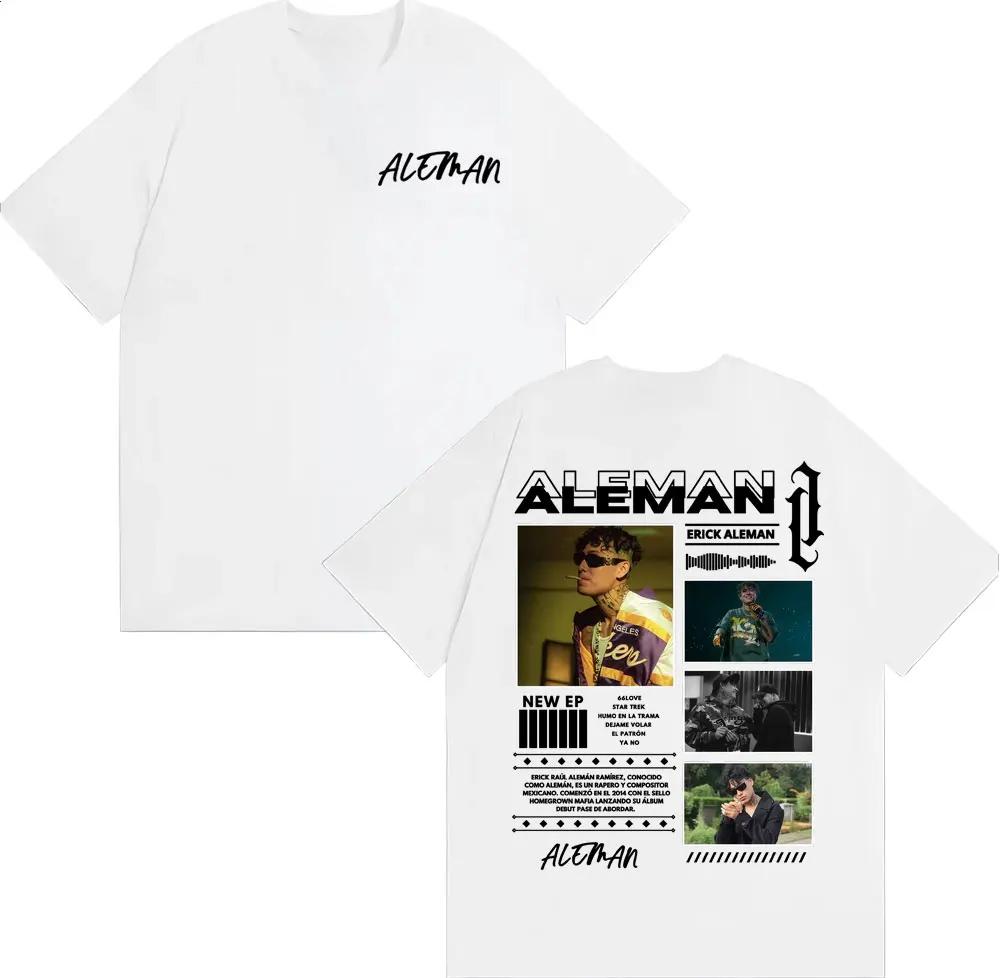 Rapper Erick AleUnisex Album 2026 Tour T Shirts Unisexs Clothing Harajuku Streetwear Hip Hop Tshirts Cotton Casual Oversized Tshirt