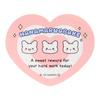 Sanrio HANAMARU OBAKE Set of 2 Stickers ( Pastel Sweets Pop Pink ) Japan NEW